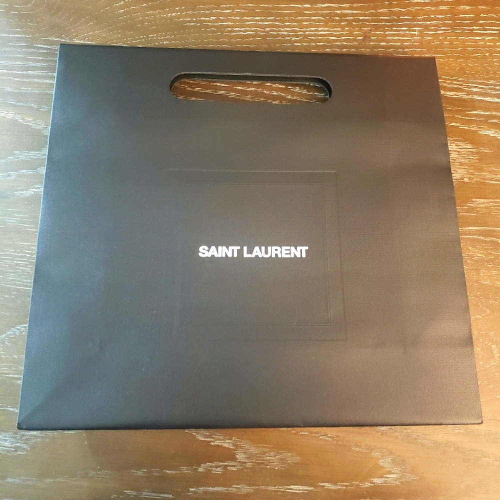 Saint Laurent paper giftbag